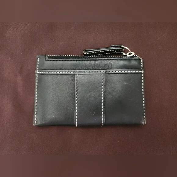 Coach Hampton Black Leather Satchel & Matching Wallet - Picture 14 of 16